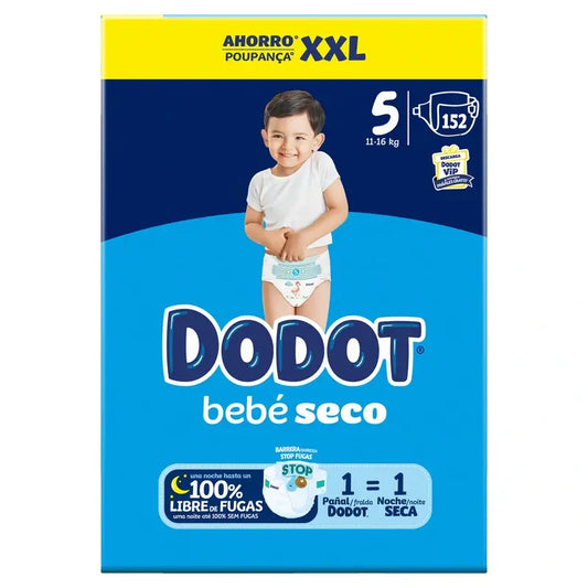 Dodot Baby Dry Size 5, 152 Nappies