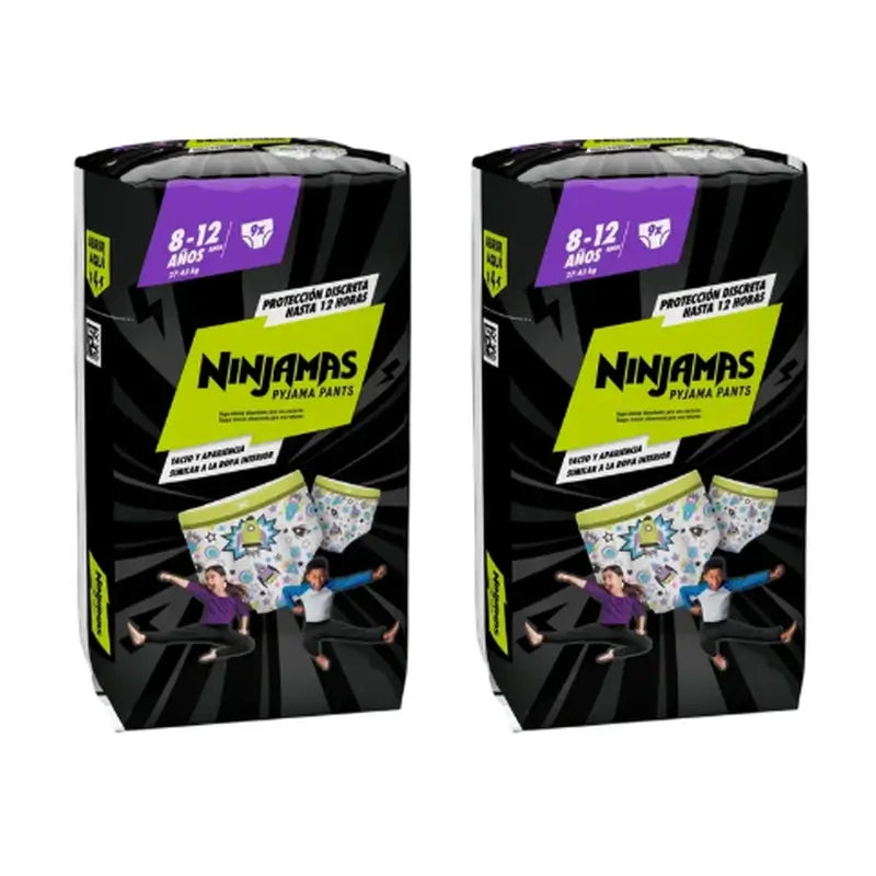 Dodot Ninjamas Size 8 Rocket, 2X9 Nappies