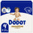 Dodot Sensitive Size 4 For Baby, 9 Kg, 14 Kg, 210 Nappies