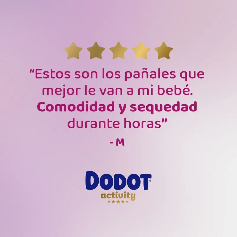 Dodot Activity Size 5+, 12kg-17kg, 126 Nappies