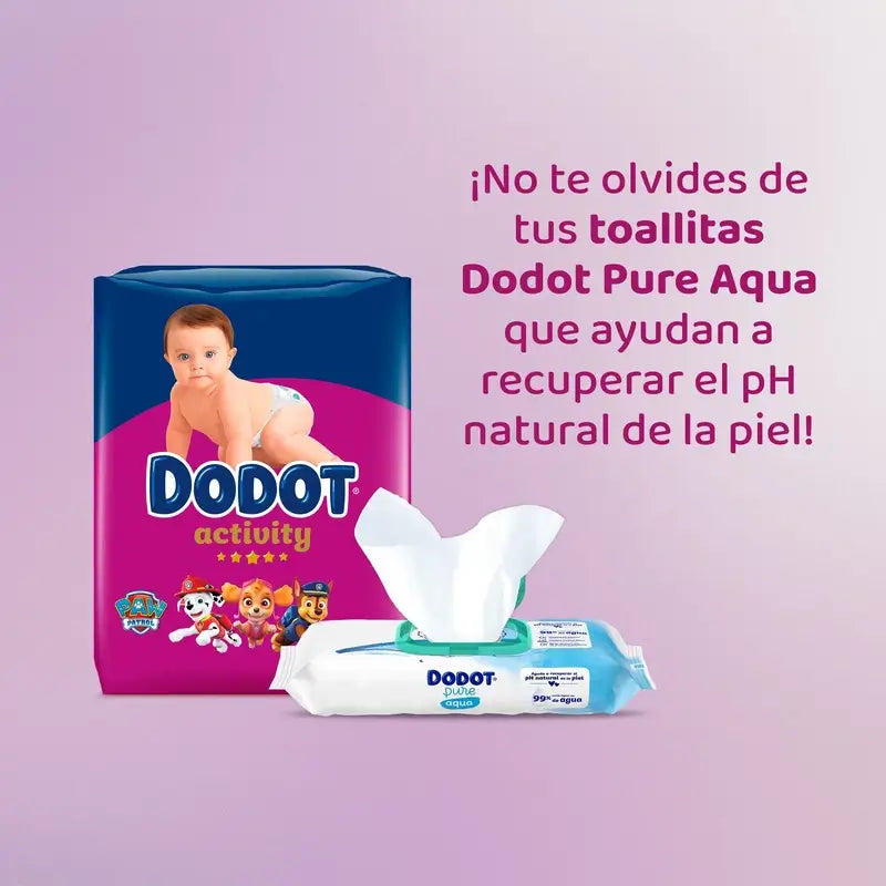 Dodot Activity Size 5+, 12kg-17kg, 126 Nappies