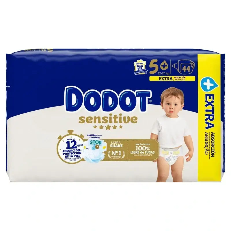 Dodot Sensitive Size 5, 132 Nappies