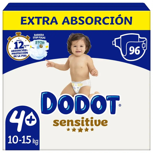 Dodot Sensitive Extra-Box Size 4 - 96 pcs.