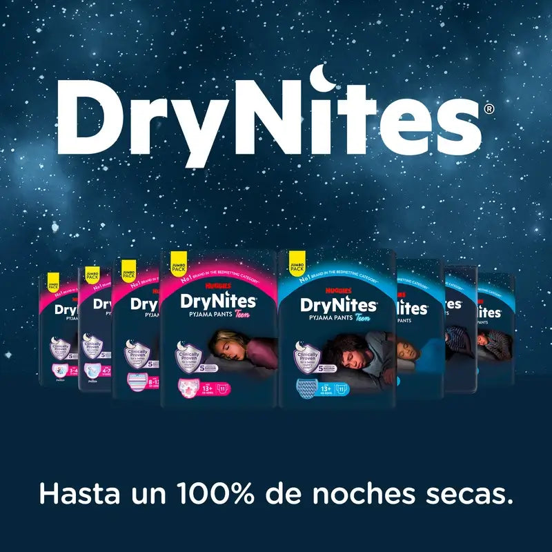 Drynites Size 3-4 Girls Night Nappies , 16 pcs.