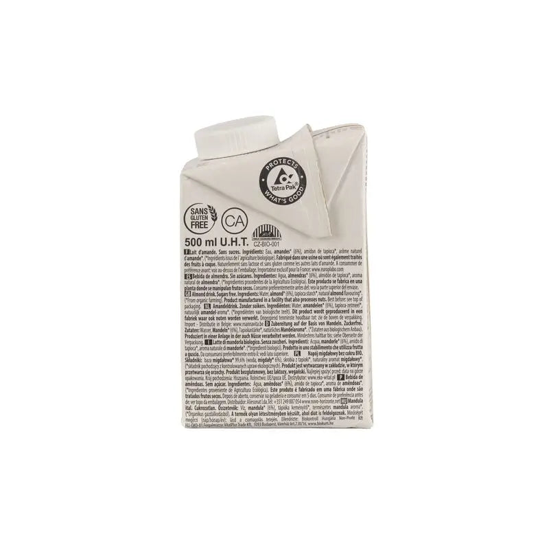 Ecomil Almond Nature Bio 500 Ml, 500 ml
