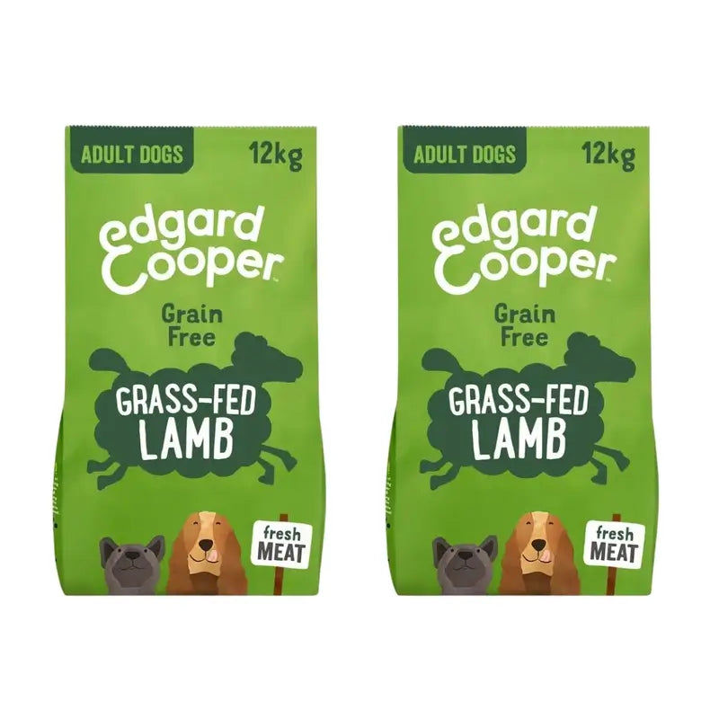 Edgard & Cooper Dog Food 12Kg Lamb, Pack Of 2