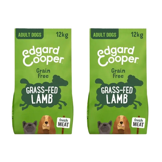 Edgard & Cooper Dog Food 12Kg Lamb, Pack Of 2
