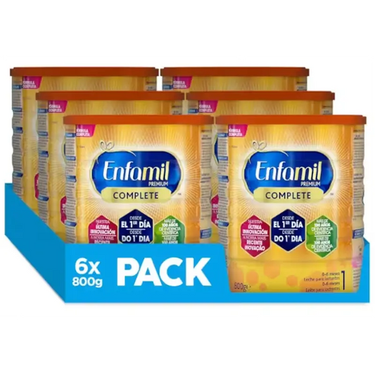 Enfamil Complete 1 Starter Milk, Pack 6 X 800 Gr