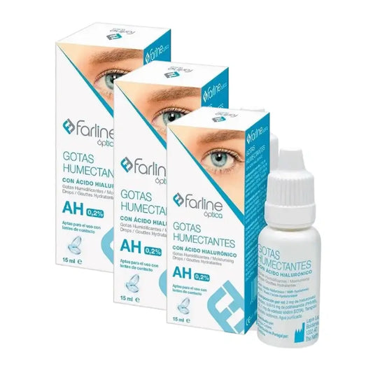 Farline Farline Moisturising Drops 0,2% Hyaluronic Acid, 3X15 Ml