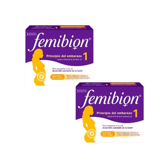 Femibion 1 First Trimester Pregnancy, Weeks 1-12, Folic Acid Plus, 2X28 Tablets