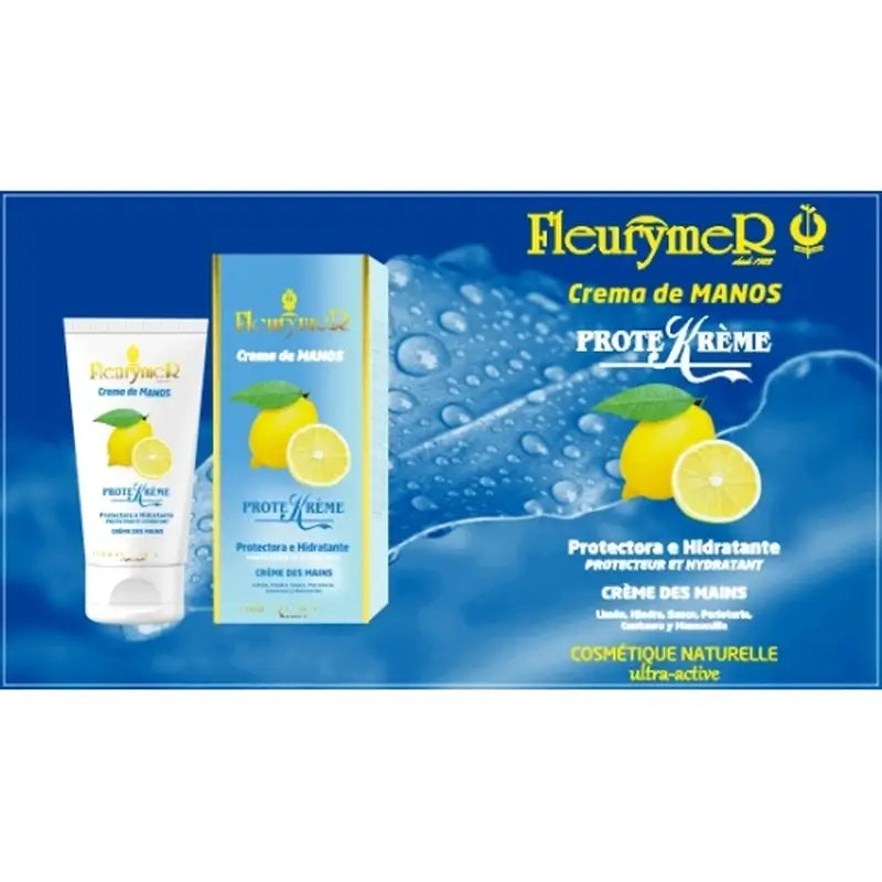 Fleurymer Hand Cream Lemon & Plants 80Ml.