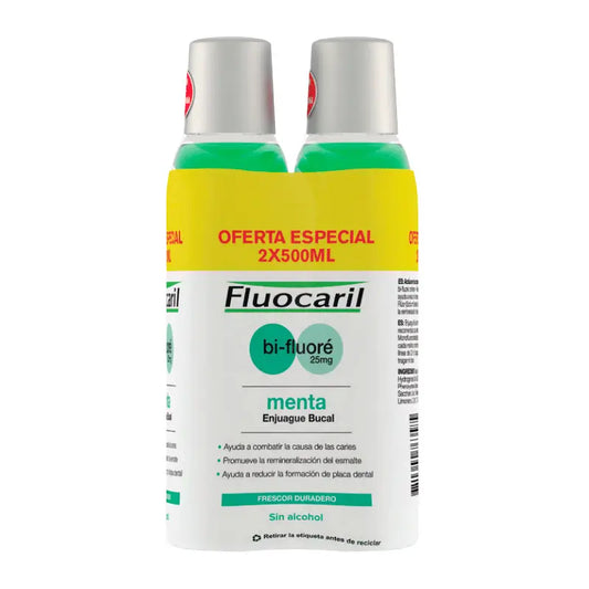 Fluocaril Bi-Fluore Mouthwash 2X500 ml