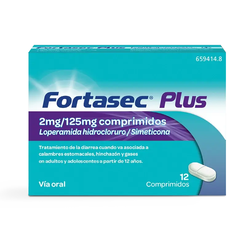 Fortasec Plus 2/125 mg 12 tablets