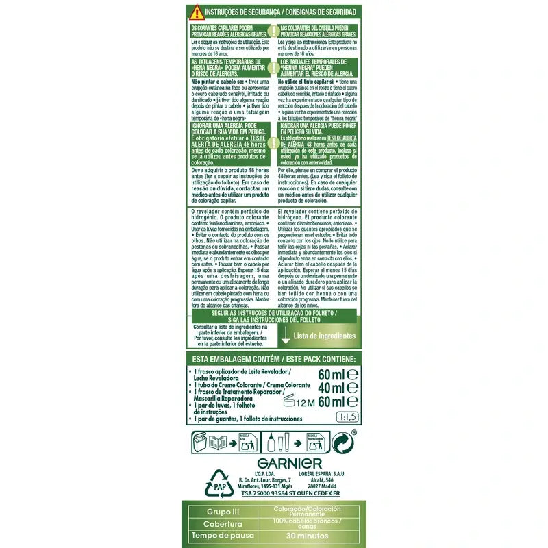 Garnier Nutrisse Grey Hair Coverage With Nourishing Mask Shade 4.26 Brown Violin , 160 ml