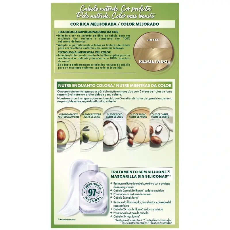 Garnier Nutrisse Very Light Blonde Permanent Colour No. 9 , 160 ml