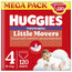 Huggies Little Movers Size 4 (9-14 Kg) Disney Baby Diaper Brief, 120 pcs.
