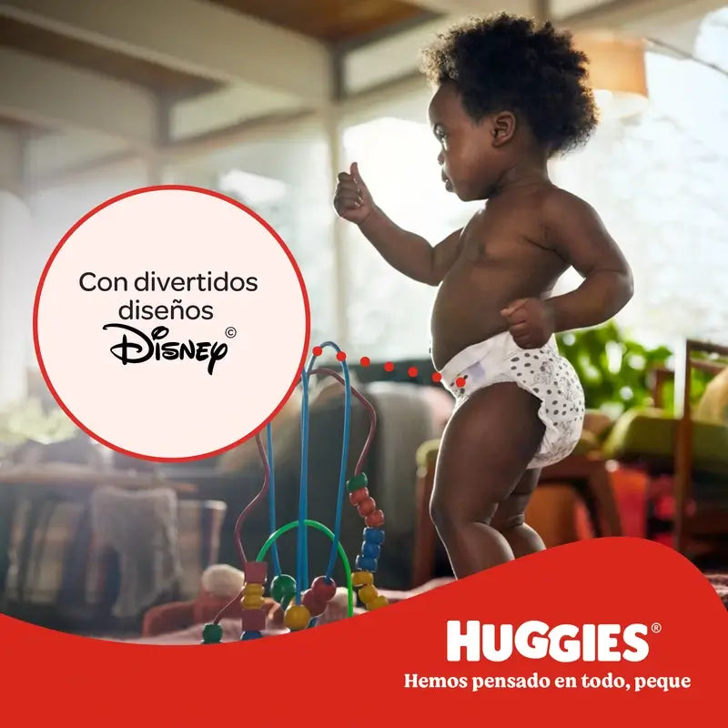 Huggies Little Movers Size 4 (9-14 Kg) Disney Baby Diaper Brief, 120 pcs.