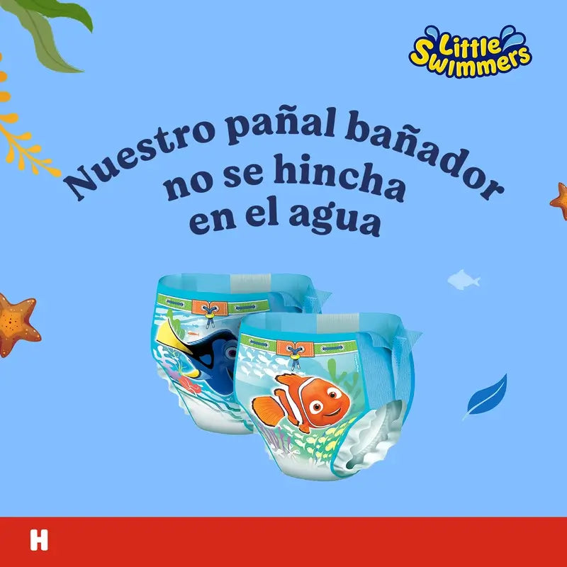 Huggies Little Swimmers Size 3-4 Swimwear Nappies, 20 pcs.