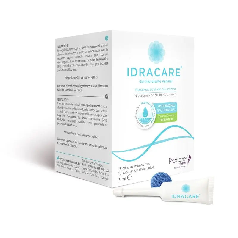 Idracare Moisturising Vaginal Gel 16 Cannulas