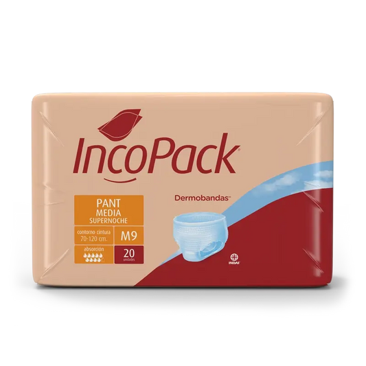 Incopack Anatomical Elastic Super Night Elastic Medium Size, 80 pcs.