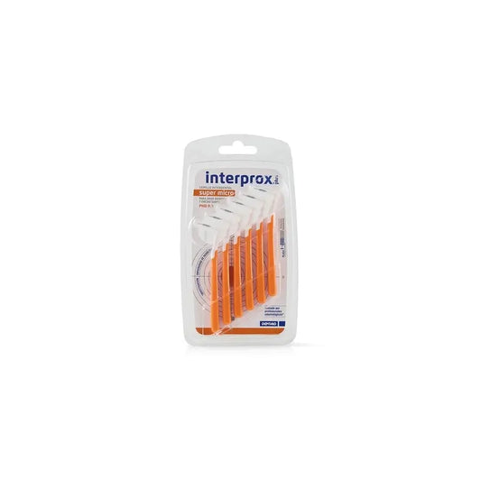 Interprox Plus Super Micro Interproximal Toothbrush 6 units