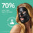 Iroha Nature Balancing Facial Tissue Mask - Charcoal , 23 ml