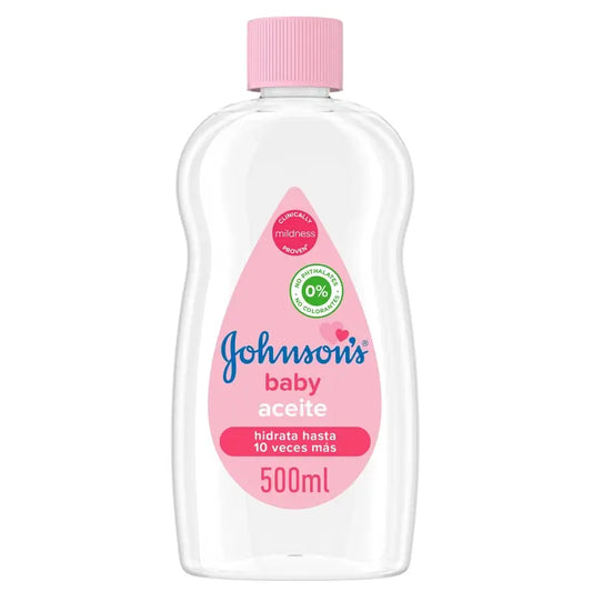 Johnson's Baby Regular Oil, Leaves Skin Soft and Healthy, Ideal for Delicate Skin, 500 ml