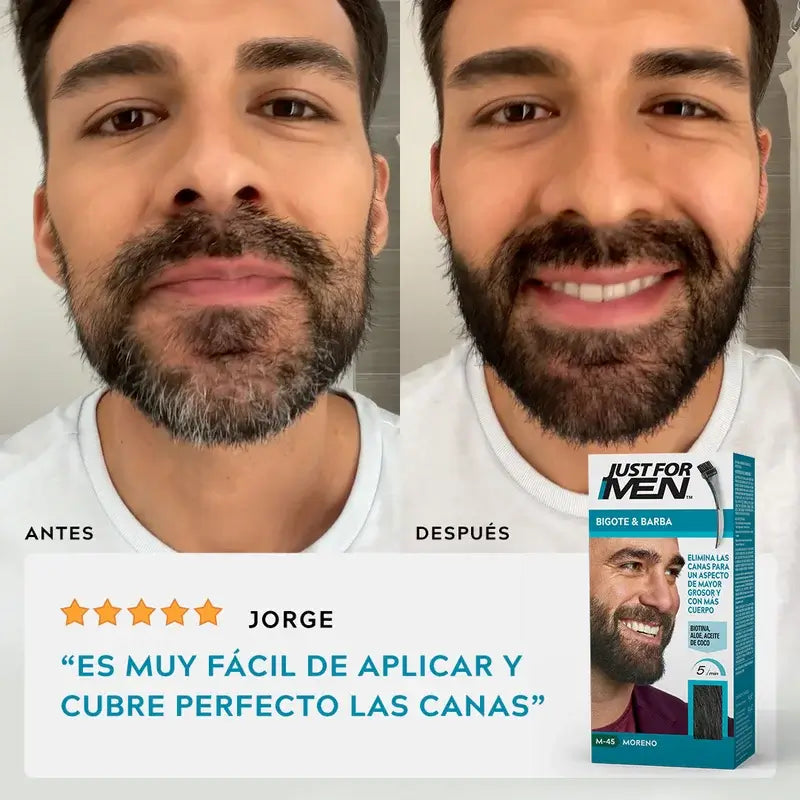 Just For Men Dark Brown Moustache and Beard
