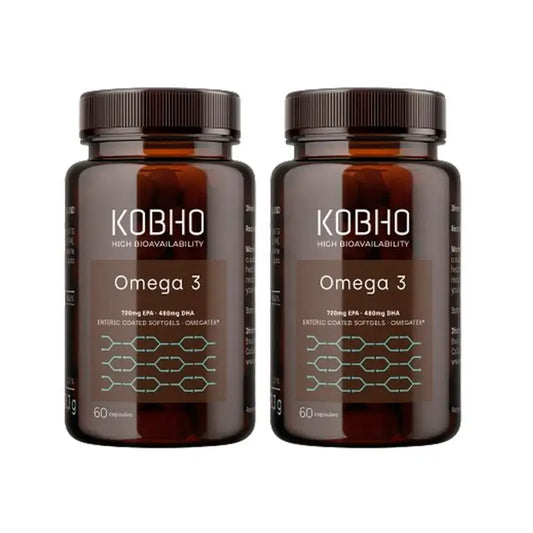 Kobho Labs Duplo Omega-3 Supplement, 2x60 capsules