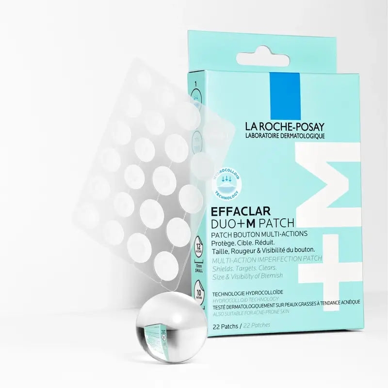 La Roche-Posay Effaclar Duo+M Invisible Patches Anti-Imperfections & Anti-Blemish , 22 units