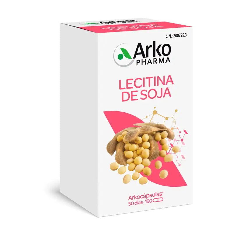 Arkopharma Arkocápsulas Soy Lecithin, 150 capsules
