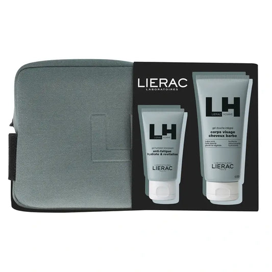 Lierac Homme Energising Moisturising Gel 50ml + Shower Gel, 200 ml