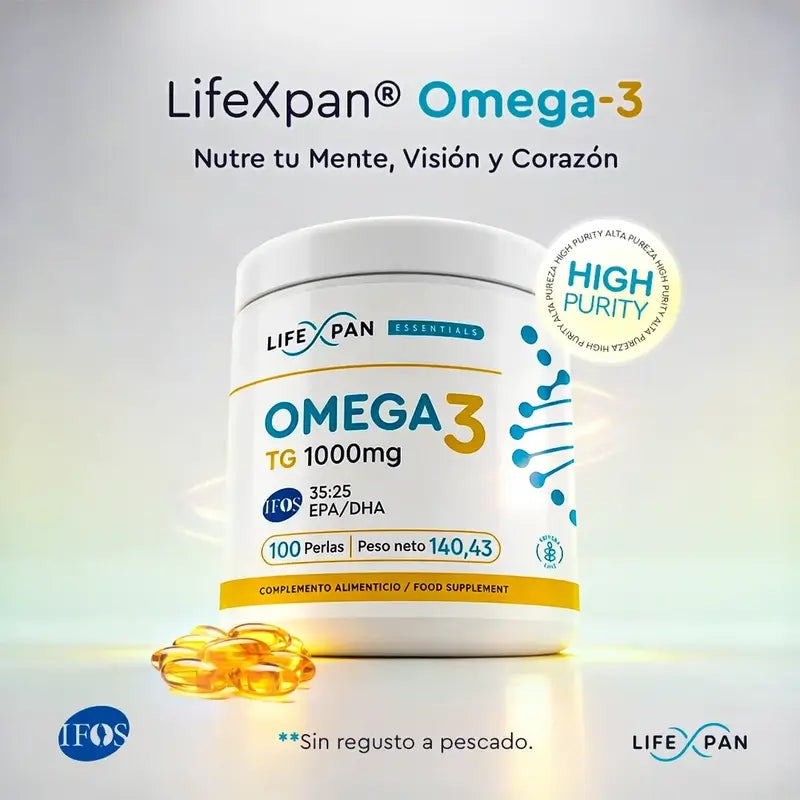 Lifexpan Omega 3 Ultra Pure Ifos 1000 Mg , 100 capsules