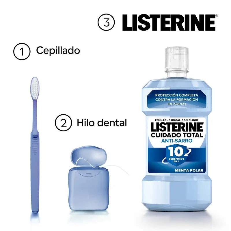 Listerine Total Care Advanced Anti-Tartar Mouthwash, 500 Ml