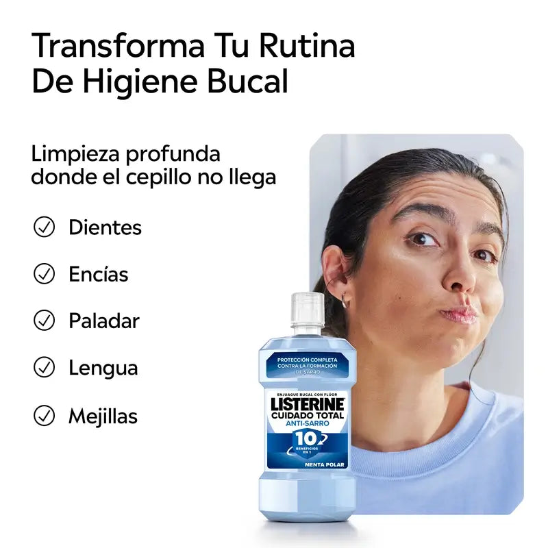 Listerine Total Care Advanced Anti-Tartar Mouthwash, 500 Ml
