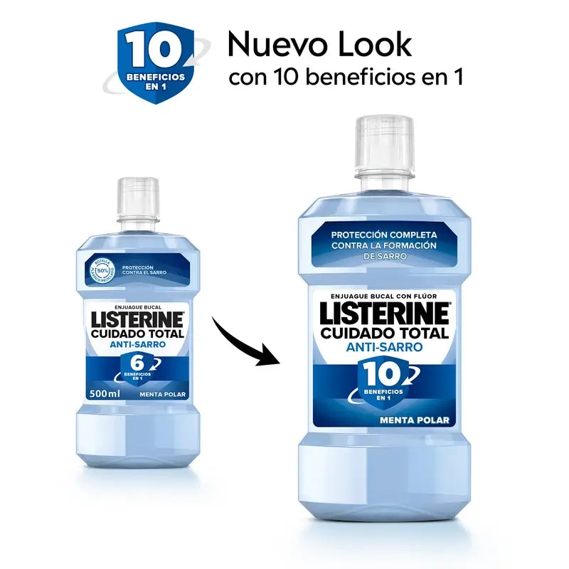 Listerine Total Care Advanced Anti-Tartar Mouthwash, 500 Ml