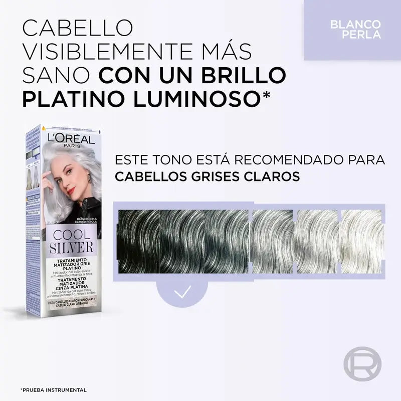 L'Oreal Paris Cool Silver 2 Pearl White Blush