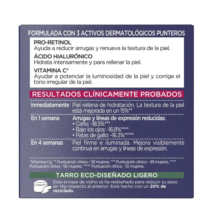 L'Oréal Paris Revitalift Laser, Intensive Anti-Ageing Day Cream with Vitamin C, Pro-Retinol and Hyaluronic Acid, 50ml