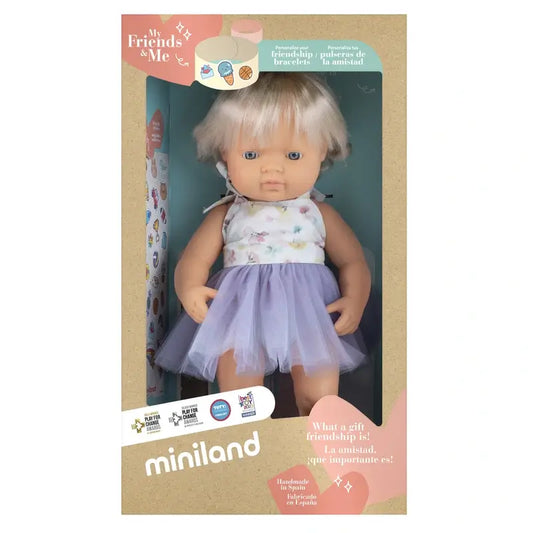 Miniland Doll With Cochlear Implant 38 Cm My Friends & Me