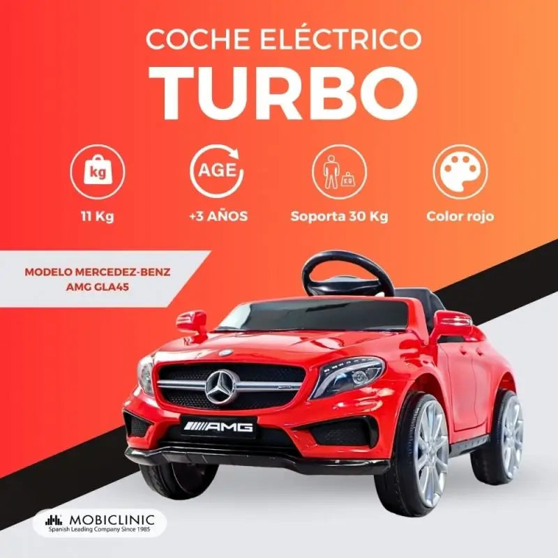 Mobiclinic Electric Car Turbo Red