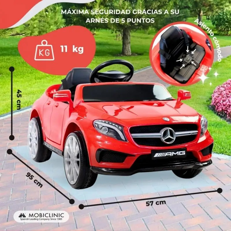 Mobiclinic Electric Car Turbo Red