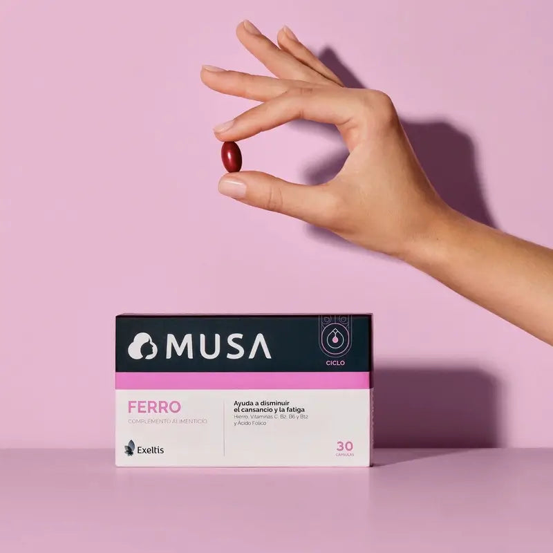 Musa Duplo Ferro Iron Food Supplement , 2 x 30 capsules