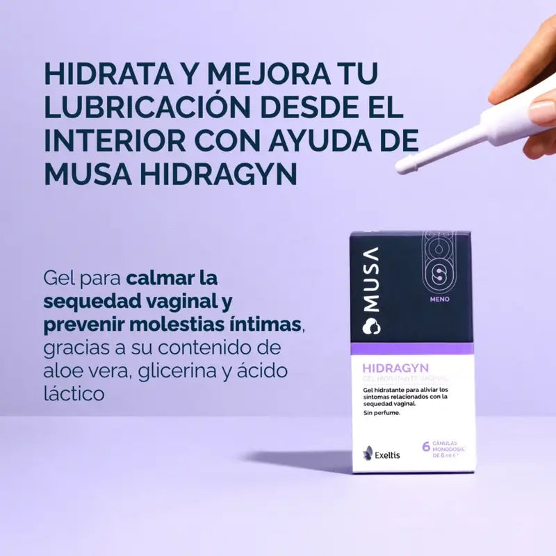 Musa Hydragin Vaginal Moisturiser, 2x6 Cannulas