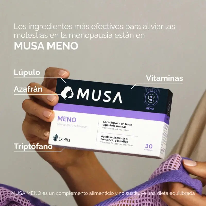 Musa Triplo Menopause Food Supplement , 3 x 30 capsules
