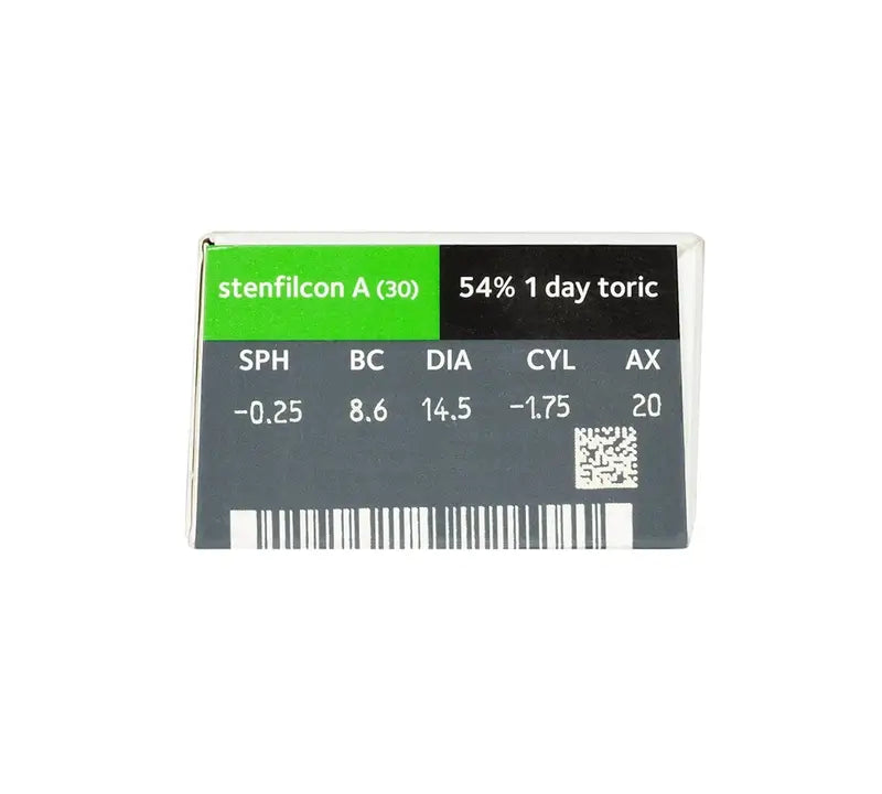 Myday Toric Daily Lenses, 30 units - -0.00, -1.75, 140, 8.6, 14.50