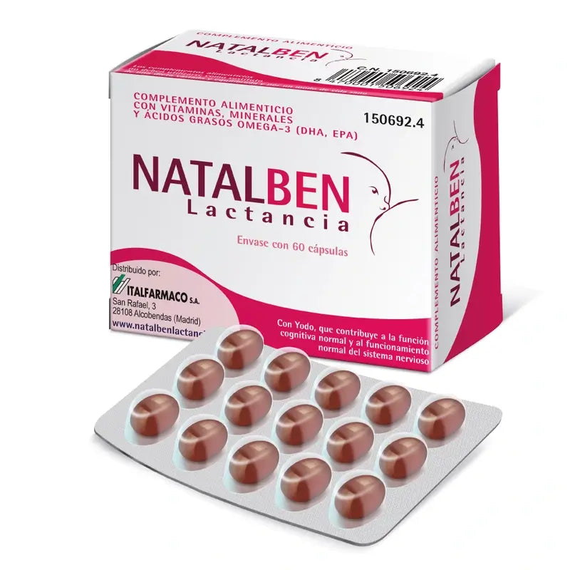 Natalben Lactation, 60 Capsules