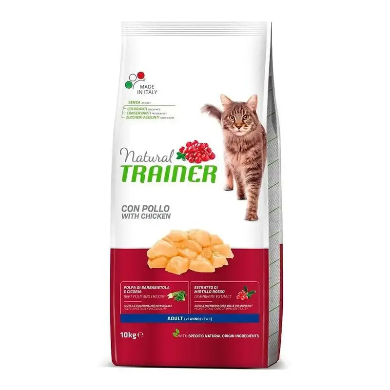 Natural Trainer Feline Adult Chicken 10Kg, cat food