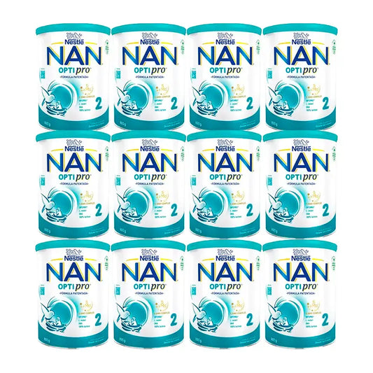 Nestlé Nan Optipro 2 Formula Milk, 12X800 g