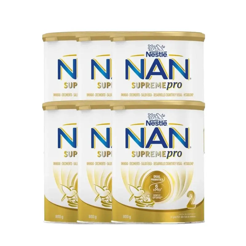 Nestlé Nan Supreme Pro 2 Formula Milk, 6x800g Pack