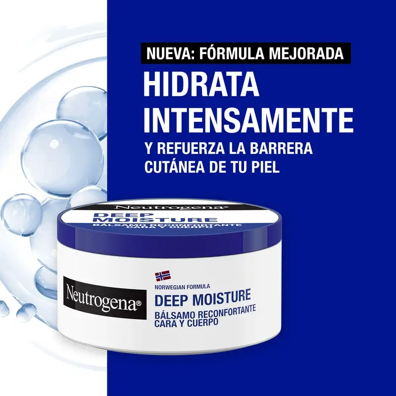 Neutrogena Moisturising Face & Body Comforting Moisturiser Pack, 2X2X300 Ml